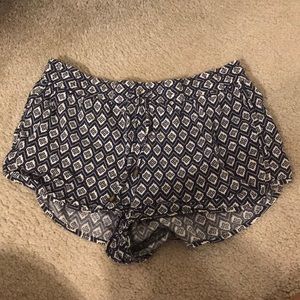 flowery summer cloth shorts